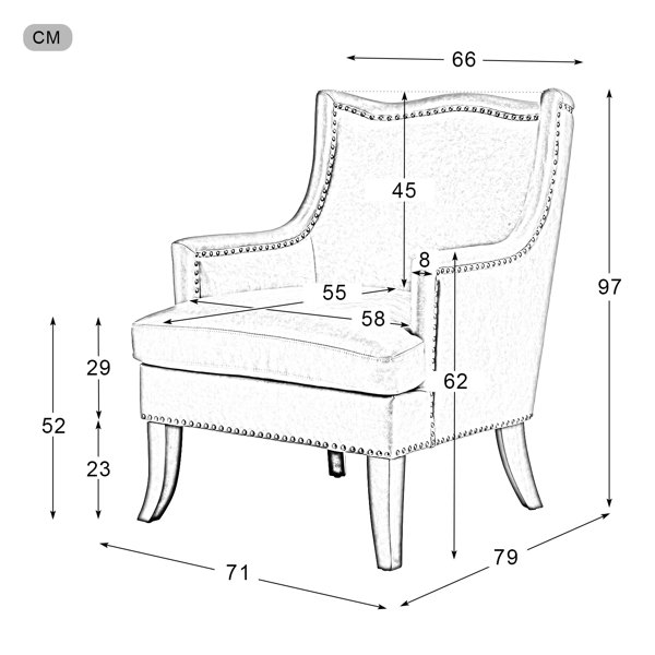 Ophelia & Co. Defoe Faux Leather Armchair & Reviews Wayfair.co.uk